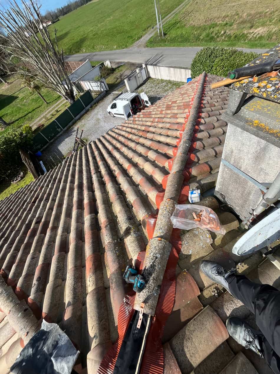 Réfection complète de toiture à Dax